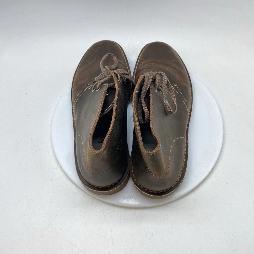 Clarks Bushacre Boots Mens 9 M Brown Casual Chukka Preppy Ankle Shoes 15522